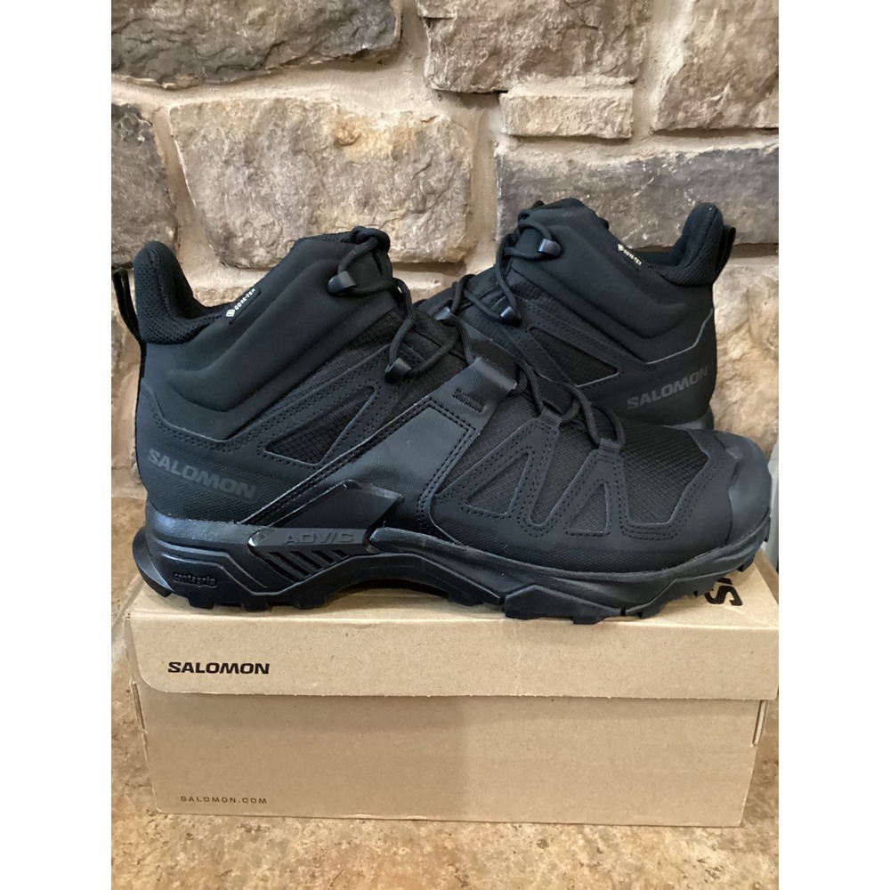 Salomon X Ultra Forces Mid GTX Black Wolf Tactical Boots Mens 12 Womens 13 New